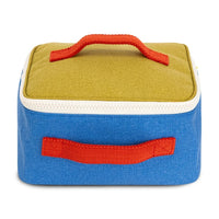 Square Lunch Bag - Cobalt Cactus