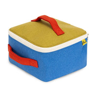 Square Lunch Bag - Cobalt Cactus