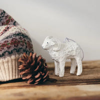 Paper Mache Goat Ornament