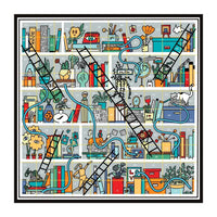 Books and Ladders Classic Board Game - Parkette.