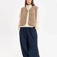 Adult Merino Wool Vest - Hazelnut