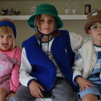Kids Merino Wool Vest - Cobalt Blue - Parkette.