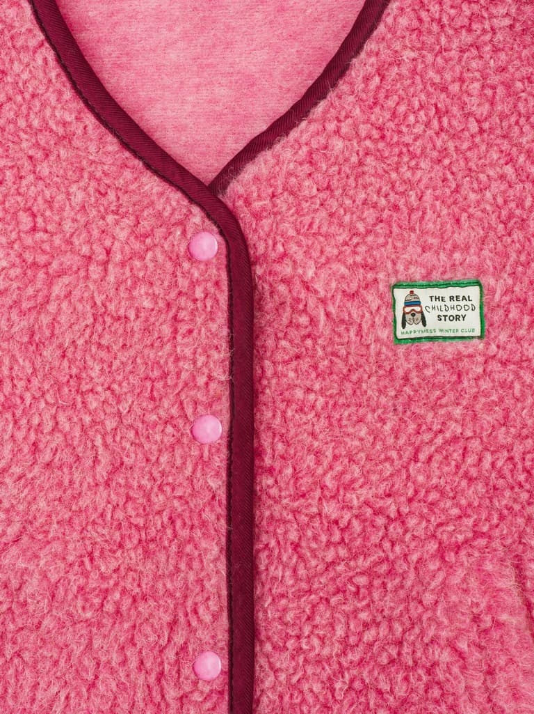 Kids Merino Wool Vest - Pink - Parkette.