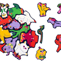 Pet Party: A Shaped Pieces Puzzle - Parkette.