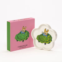 Magpie x Richard Scarry Cabbage Car Flower Trinket Dish