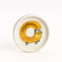 Magpie x Richard Scarry Doughnut Car Round Trinket Dish