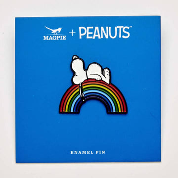 Peanuts Good Vibes Pin - Rainbow - Parkette.