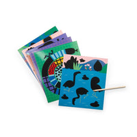 Les Toupitis Scratch Art Cards - Parkette.