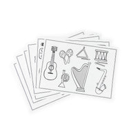 Les Popipop Drawing Templates