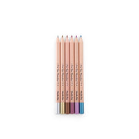 Les Rosalies 6 Metallic Colored Pencils - Parkette.