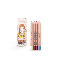 Les Rosalies 6 Metallic Colored Pencils - Parkette.