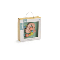Trois Petits Lapins Turtle Teething Ring Rattle - Parkette.