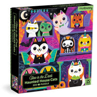 Haunted House Cats 300 Piece Glow in the Dark Puzzle