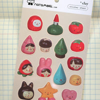 Clay Sticker Sheet