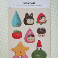 Clay Sticker Sheet
