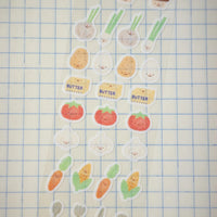 Cooking Staples Washi Sticker Sheet