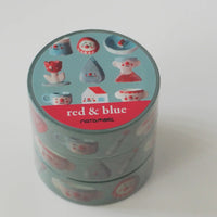 Red & Blue Washi Tape