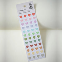 Tiny Hearts Washi Sticker Sheet
