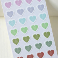 Tiny Hearts Washi Sticker Sheet