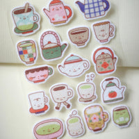 Warm Sips Felt Sticker Sheet
