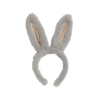Fluffle Bunny Ear Headband - Smoke - Parkette.