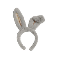 Fluffle Bunny Ear Headband - Smoke - Parkette.