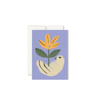 L'Oiseau Fleur Mini Greeting Card - Parkette.