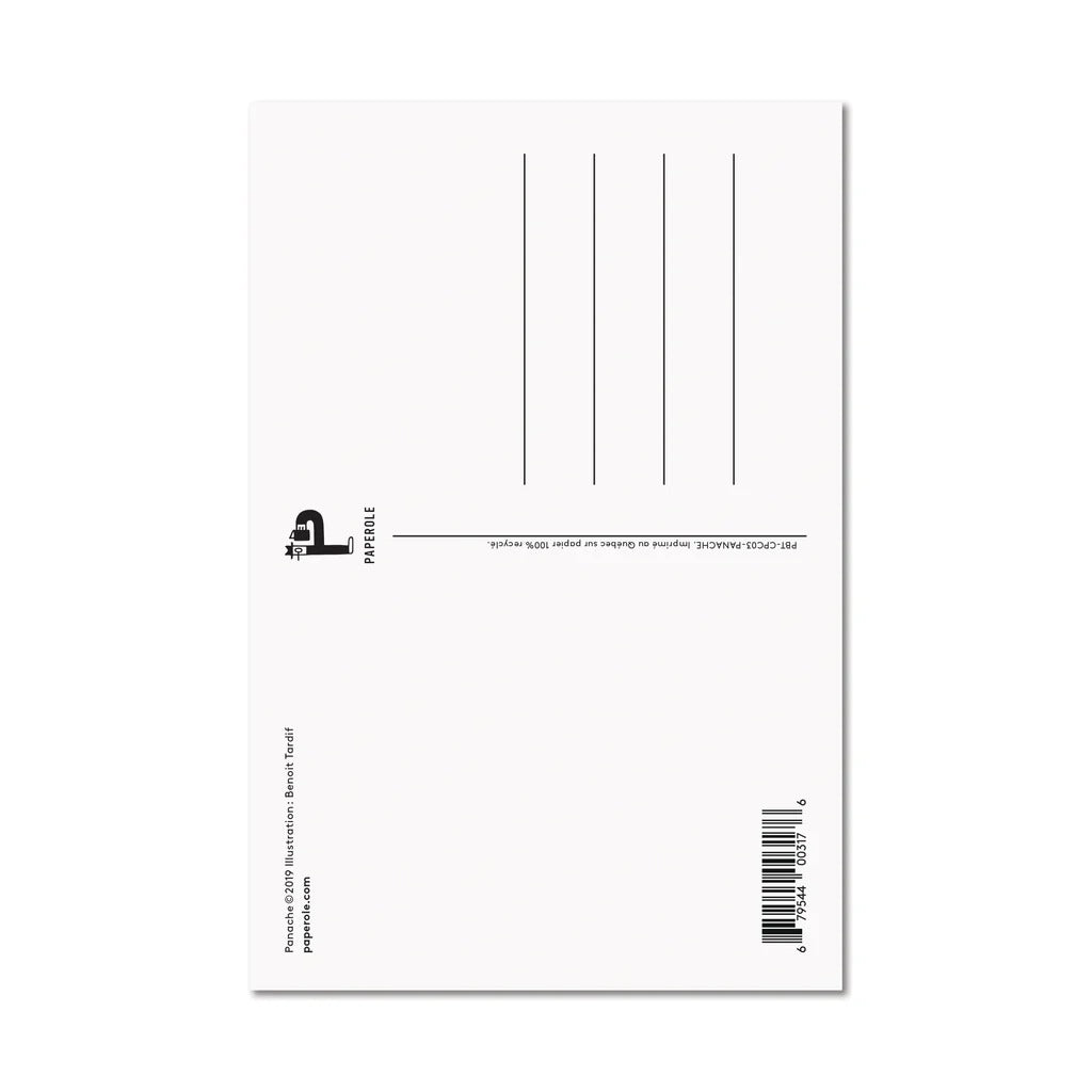 Panache Postcard by Benoit Tardif - Parkette.