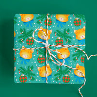 Happy Kitty Gift Wrap - Set of 3 Sheets - Parkette.