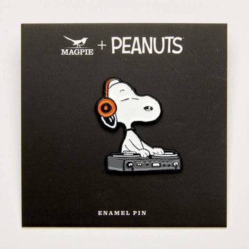 Peanuts Music Is Life Pin - Dj - Parkette.