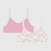 2-Pack Floral Bralettes - Parkette.
