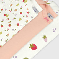 3-Pack Fruit Print Short Sleeved Bodysuits - Parkette.