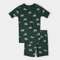 Green Safari Short PJ Set - Parkette.