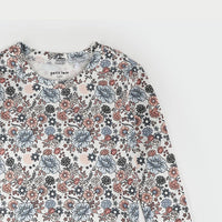 Off-White Vintage Floral PJ Set - Parkette.
