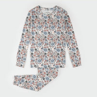 Off-White Vintage Floral PJ Set - Parkette.