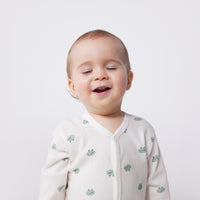 Babies' Cotton Sleepsuit – Frogs - Parkette.