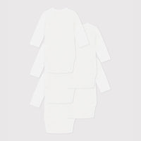 Set of 5 Long-sleeve Wrap-Over Bodysuits - Days of the Week - Parkette.