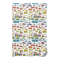 Richard Scarry Busytown Cars Wrapping Paper - Parkette.