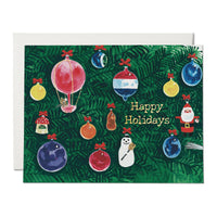 Christmas Decorations Greeting Cards - Boxed Set of 8