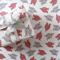 Party Yeti Wrapping Paper - 3 Sheets - Parkette.