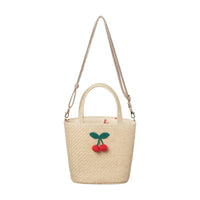 Crochet Cherry Basket Bag - Parkette.