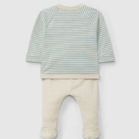 Cotton Three Piece Striped Set - Parkette.