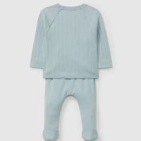 Ribbed Cotton Jersey Three Piece Set - Parkette.