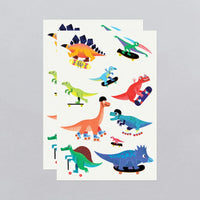 Dino Derby Tattoo Sheet - Parkette.