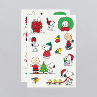 Peanuts Holiday Tattoo Sheet - Parkette.
