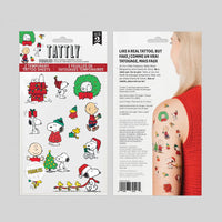 Peanuts Holiday Tattoo Sheet - Parkette.