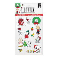 Peanuts Holiday Tattoo Sheet - Parkette.