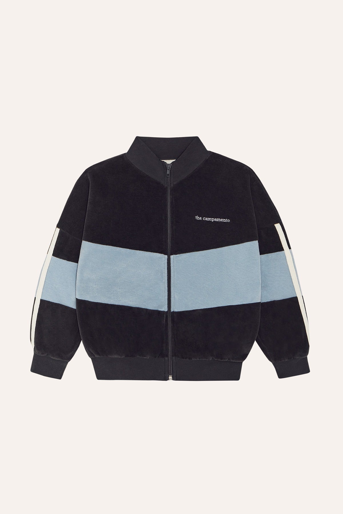 Grey Color Block Sweatshirt
