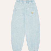 Light Blue Denim Trousers - Parkette.