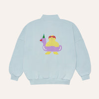 The Campamento & Zoey Kim - Swimming Duck Zipped Sweatshirt - Parkette.